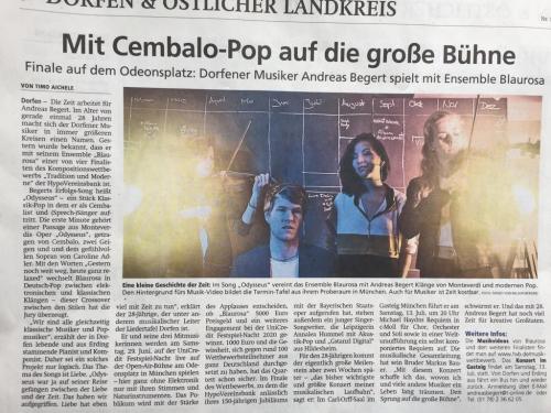 Süddeutsche Zeitung Artikel Blaurosa
